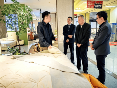 河南省家具协会会长唐吉玉调查今得宝家居